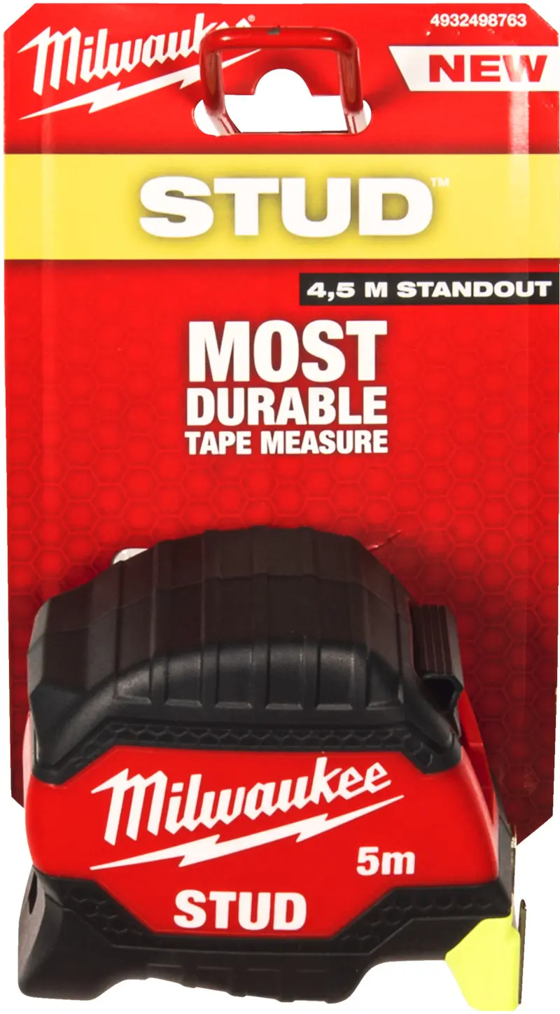 Svinovací metr Milwaukee STUD (GEN3) 5M-33, délka 5 metrů, 4932498763